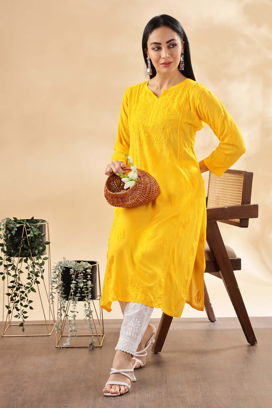 Barkha Chikankari Cotton Kota