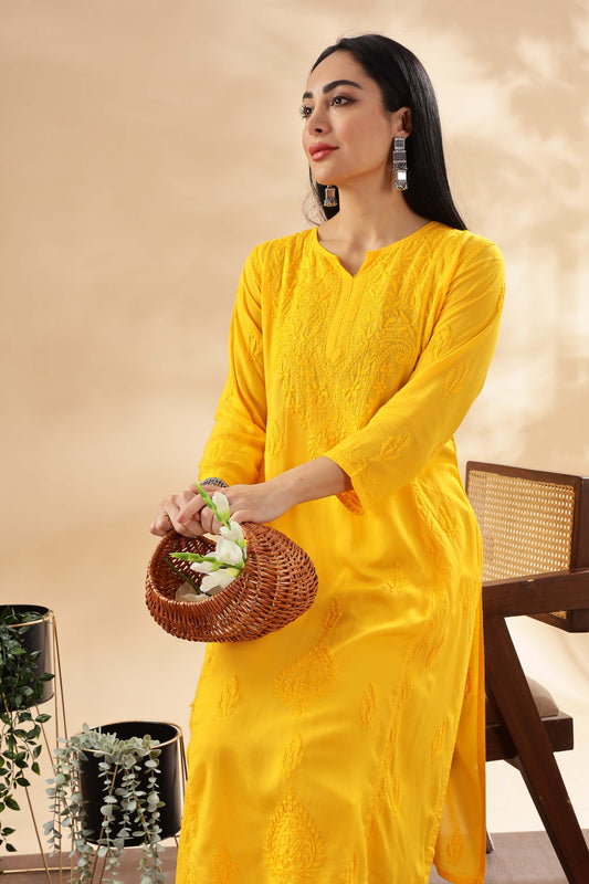 Barkha Chikankari Cotton Kota