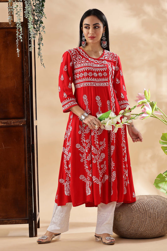 Barkha Chikankari Chanderi Kota