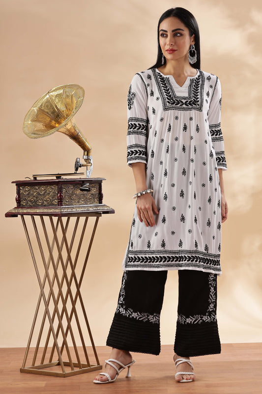 Barkha Chikankari Cotton Kota