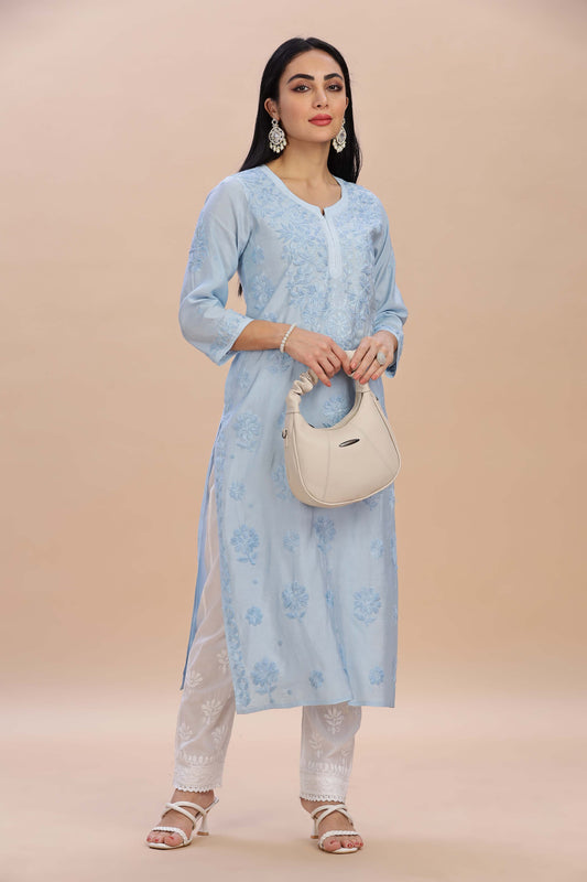Utkarsha Chikankari Modal Kurta