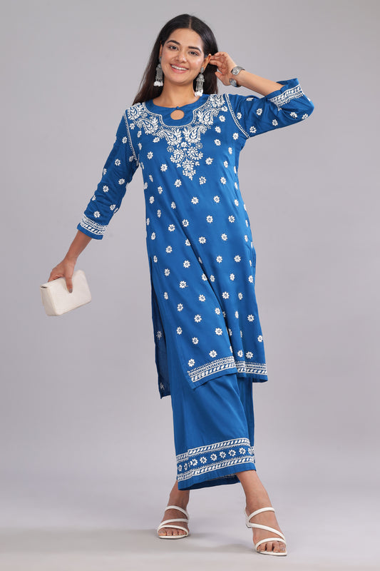 Sheena Chikankari Cotton Set