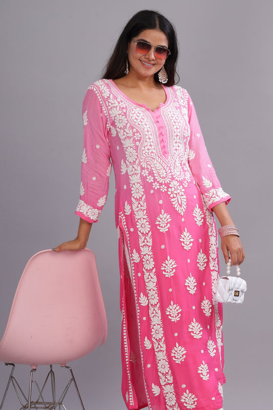 Shaheen Chikankari Georgette Kurta