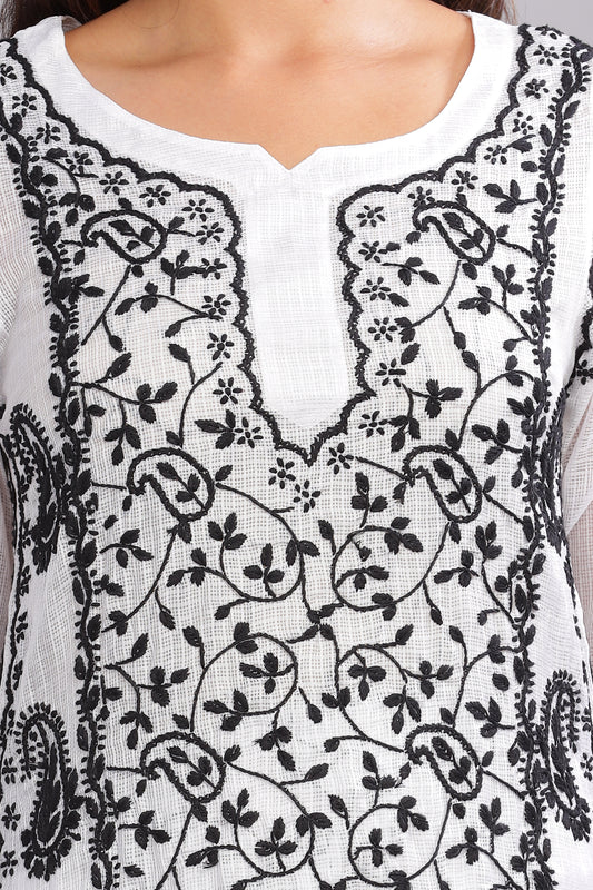 Zainab Chikankari Kota Kurta