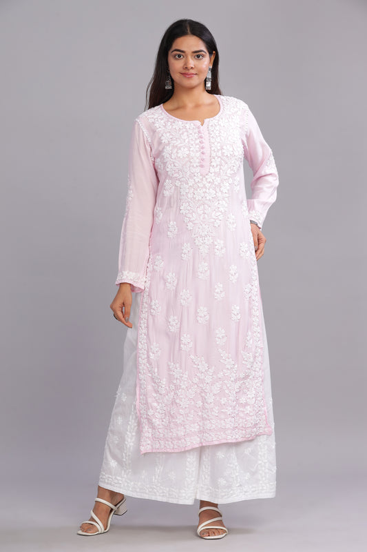 Eliza Chikankari Muslin Kurta