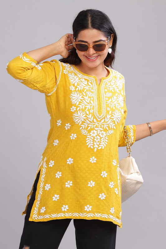 Jugni Chikankari Katha Top