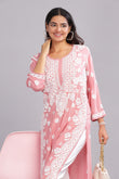 Noori Chikankari Modal Kurta