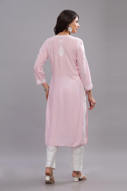 Uttara Chikankari Modal Kurta