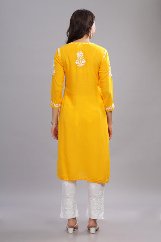 Vaidehi Chikankari Modal Kurta