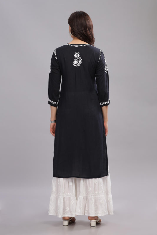 Vanshika Chikankari Modal Kurta