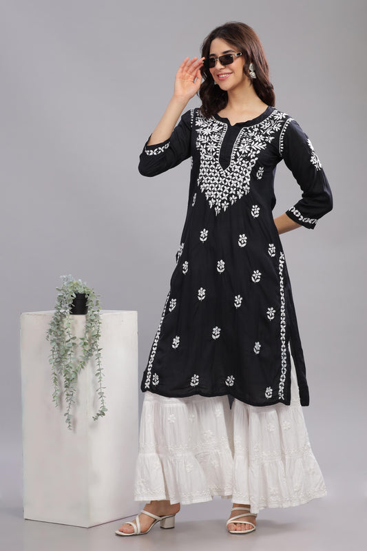 Vanshika Chikankari Modal Kurta