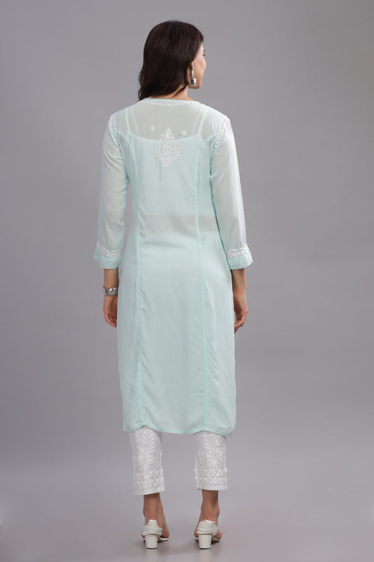 Fiza Chikankari Cotton Kurta