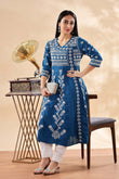 Mastani Chikankari Chanderi Kurta