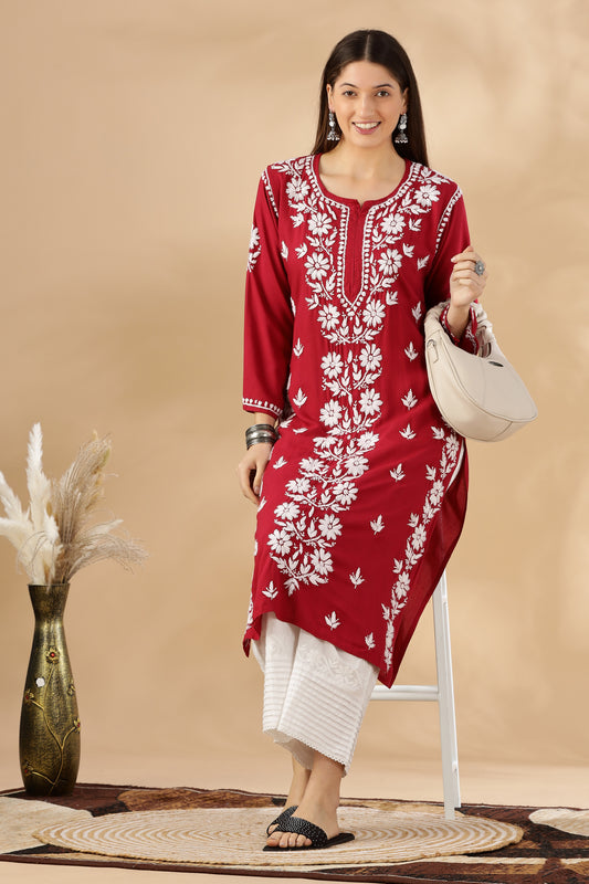 Cotton Chikankari Kurta