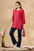 Ruksaar Chikankari Cotton Top