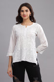 Kiara Chikankari Cotton Top