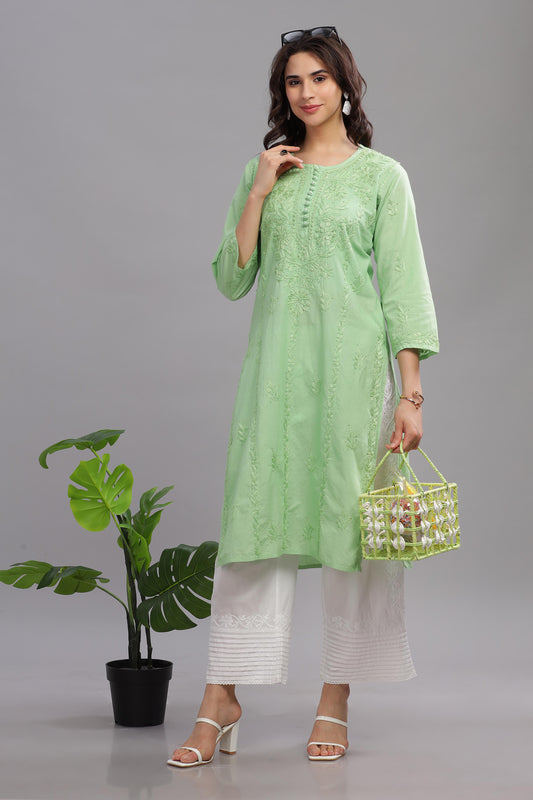 Tamanna Chikankari CottonKurta