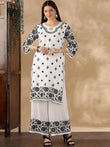 Women Ethnic Motifs Embroidered Kurta with Palazzo
