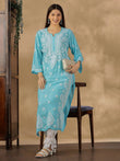 Women Ethnic Motifs Printed Festive A-Line Kurta