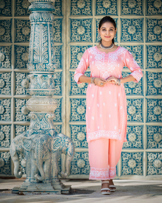 Prerna Chikankari Cotton Set