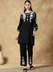 Women Floral Embroidered Kurta with Pyjama